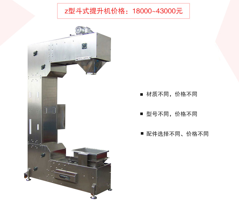 z型斗式提升機(jī)價格